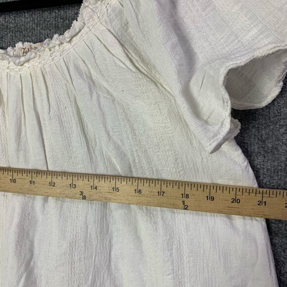Faherty Annabelle Dress in Whisper White Size Small Organic cotton - Picture 4 of 11